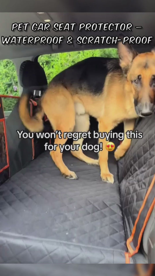 Pet Car Seat Protector – Waterproof & Scratch-Proof